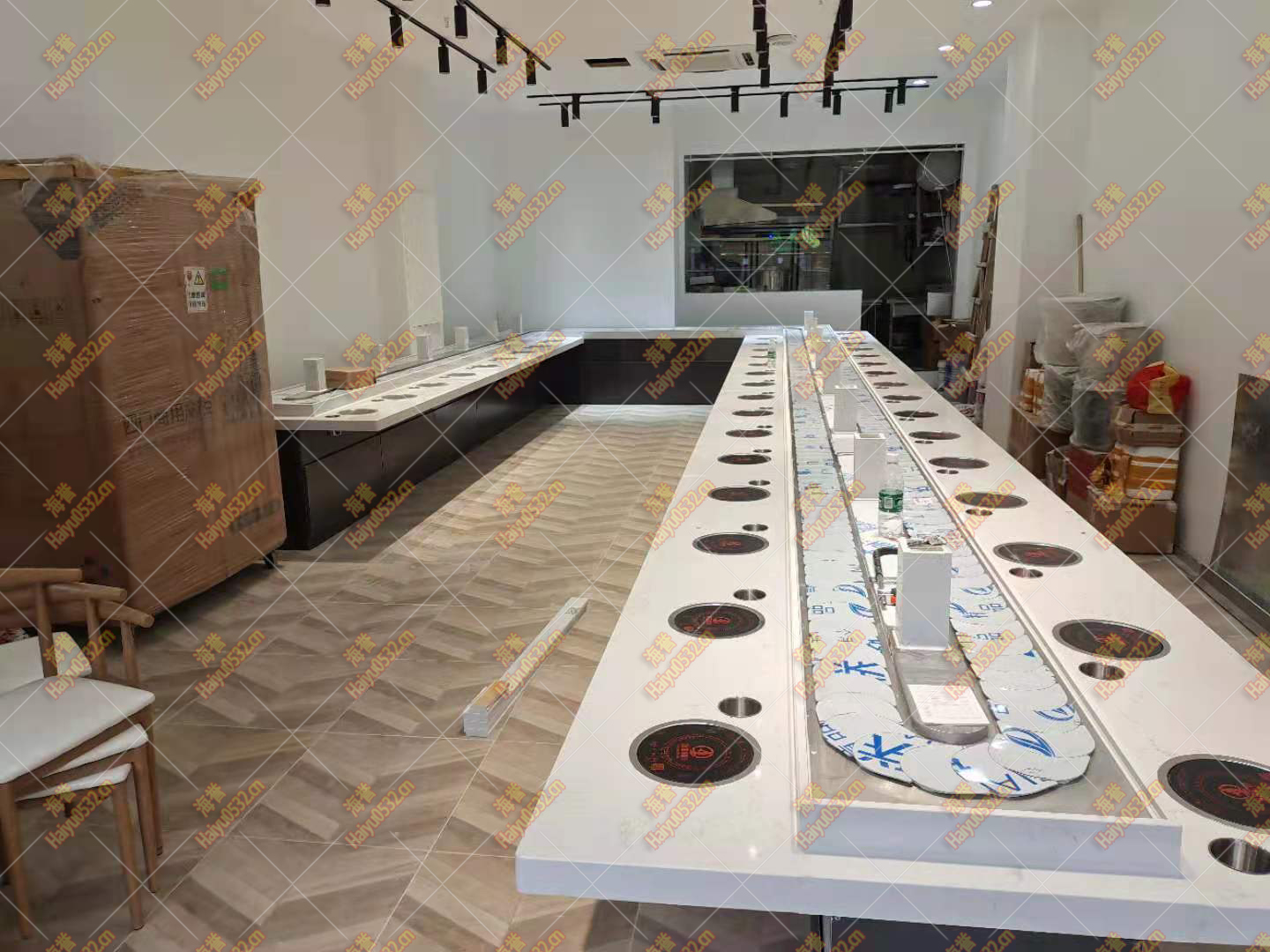 重庆U型旋转火锅设备