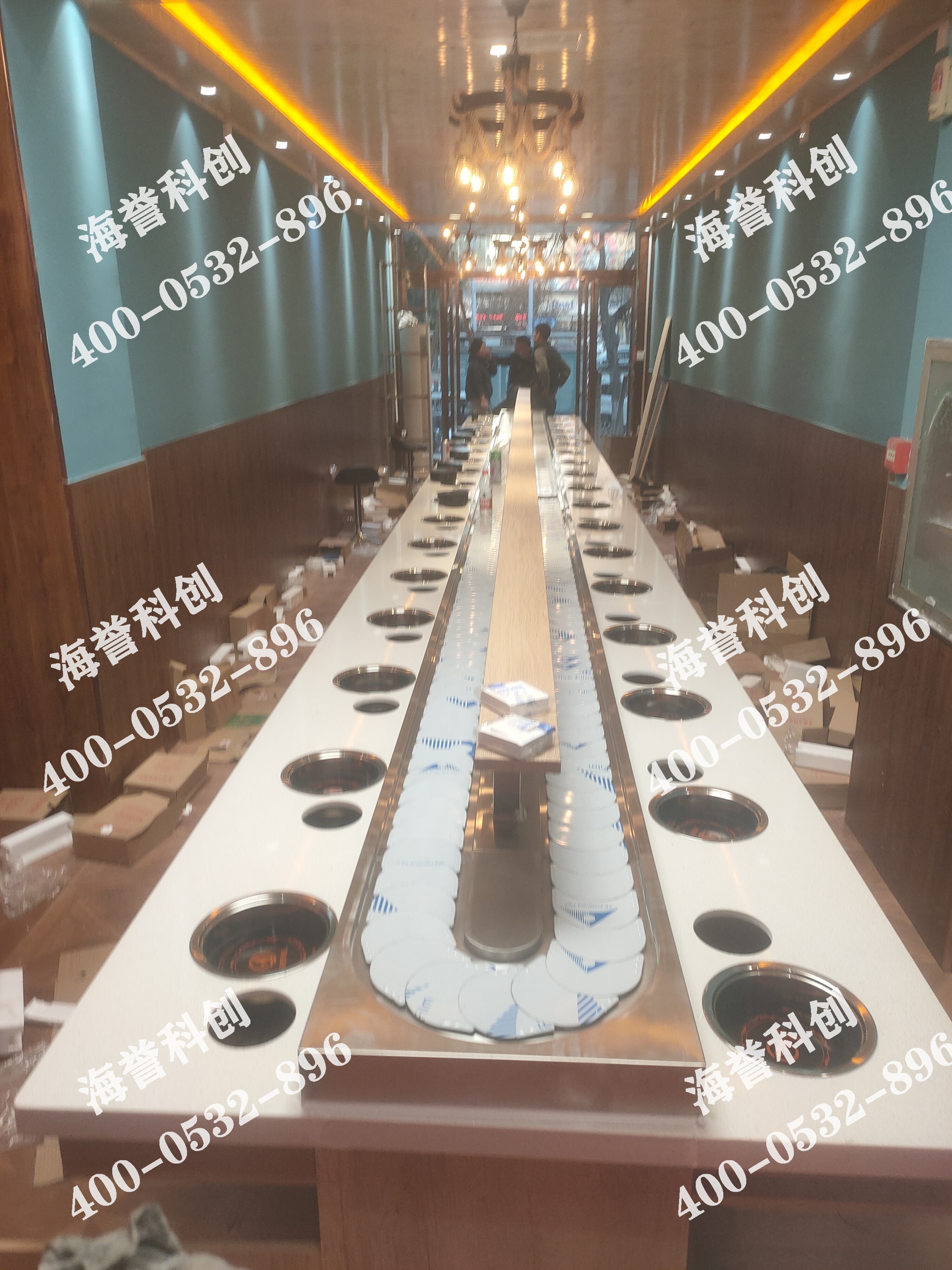 海誉科创河南郑州单涮小火锅设备安装完成