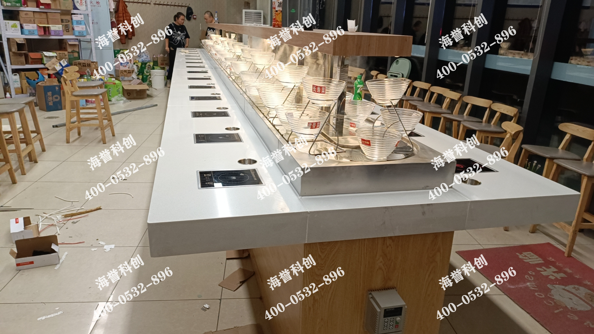 海誉科创黑龙江大庆单涮小火锅设备安装完成